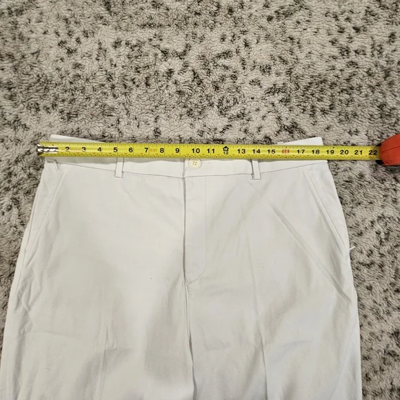 Spanx NWT SZ 1X White Wide Leg Crop Stretch Twill Pants Zip Pockets